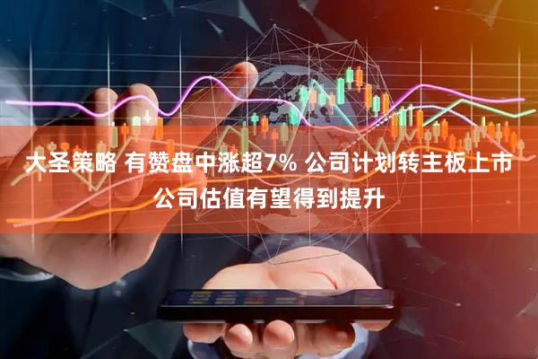 大圣策略 有赞盘中涨超7% 公司计划转主板上市公司估值有望得到提升