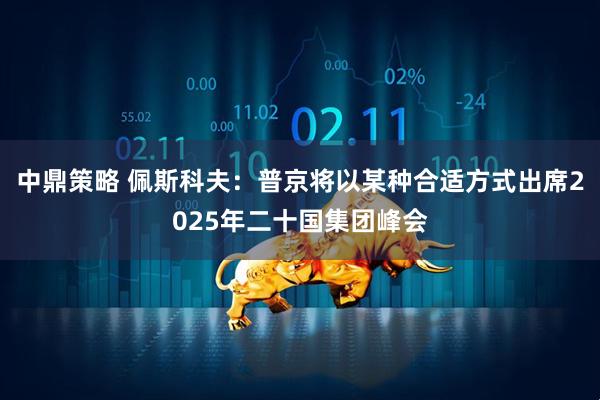 中鼎策略 佩斯科夫：普京将以某种合适方式出席2025年二十国集团峰会