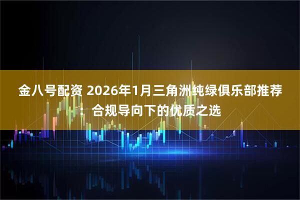 金八号配资 2026年1月三角洲纯绿俱乐部推荐：合规导向下的优质之选